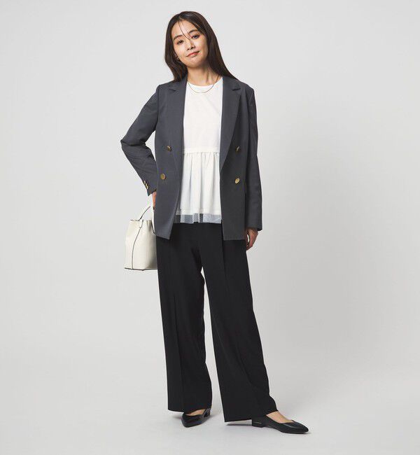 UNITED ARROWS green label relaxing「ティアード ペプラム プルオーバー カットソー」|Tシャツ・カットソー|