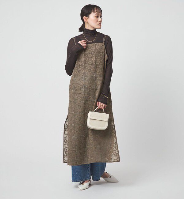 UNITED ARROWS green label relaxing「シアー レース キャミソール ワンピース」|ワンピース|