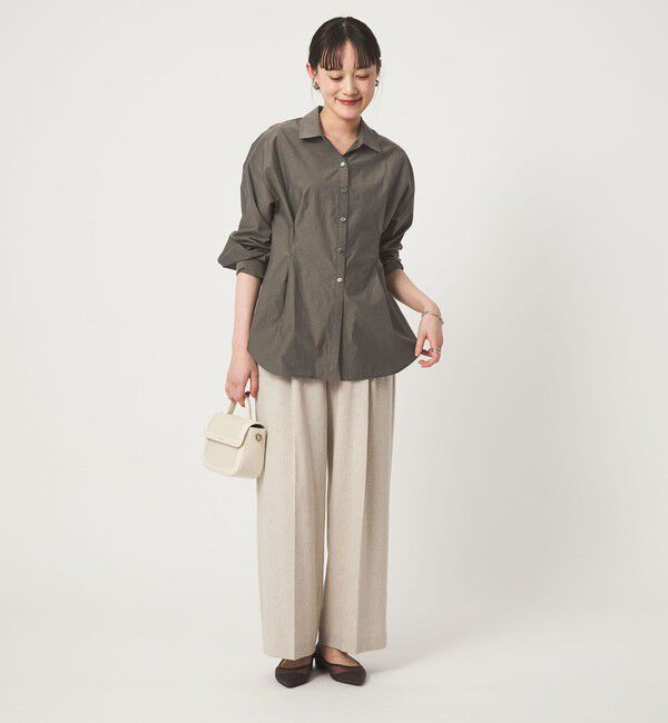 UNITED ARROWS green label relaxing「FAbRICA ウエスト タック シャツ」|シャツ・ブラウス|