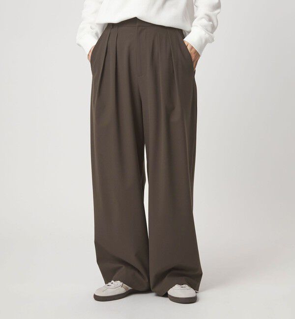 UNITED ARROWS green label relaxing「【WEB限定】＜at ease＞オルマイ スラックス ウォッシャブル ストレッチ UVカット」|スラックス|