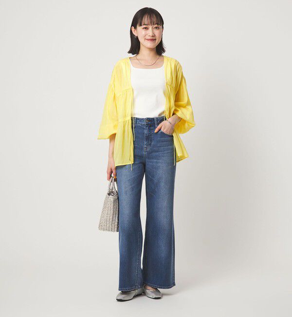 UNITED ARROWS green label relaxing「全方位映えギャザーブラウス」|シャツ・ブラウス|