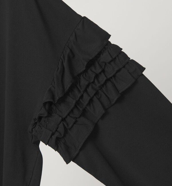 UNITED ARROWS green label relaxing「【WEB限定】＜at ease＞袖フリル プルオーバー カットソー」|Tシャツ・カットソー|