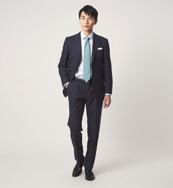 UNITED ARROWS green label relaxing「REDA グレンチェック HX 1プリーツ スーツパンツ」|スーツ|