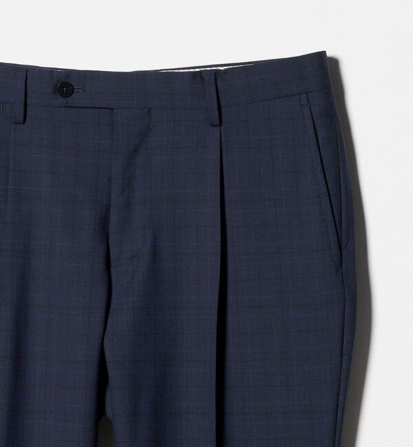 UNITED ARROWS green label relaxing「REDA グレンチェック HX 1プリーツ スーツパンツ」|スーツ|