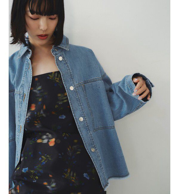 EMMEL REFINES「＜EMMEL REFINES＞EM デニム シャツ ジャケット」|その他|LT.BLUE