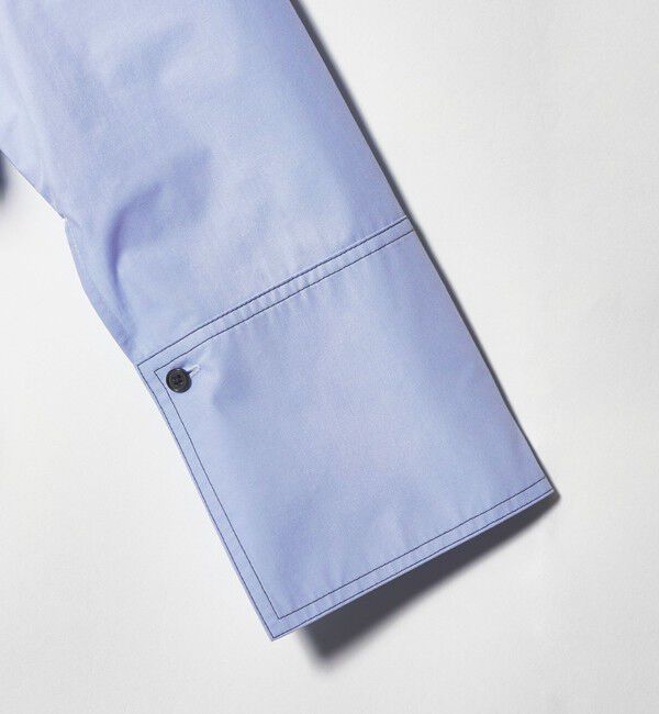 EMMEL REFINES「＜EMMEL REFINES＞EM バンドカラー フリルシャツ」|シャツ・ブラウス|