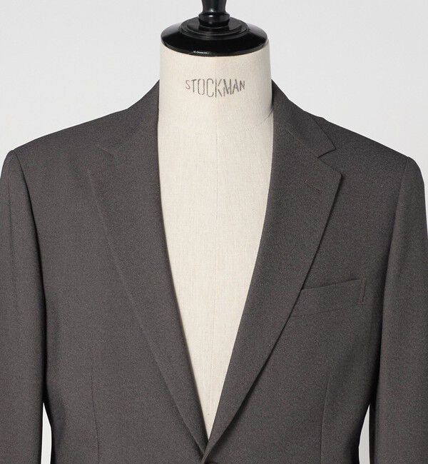 UNITED ARROWS green label relaxing「A+ ポリエステル シャークスキン 2B スタンダード セットアップ ジャケット -ウォッシャブル・ストレッチ-」|テーラードジャケット|