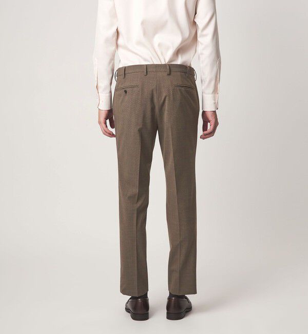 UNITED ARROWS green label relaxing「A+ TWPU チドリ スリム セットアップ パンツ スラックス -ウォッシャブル・ストレッチ・ウエストアジャスタ」|スーツ|