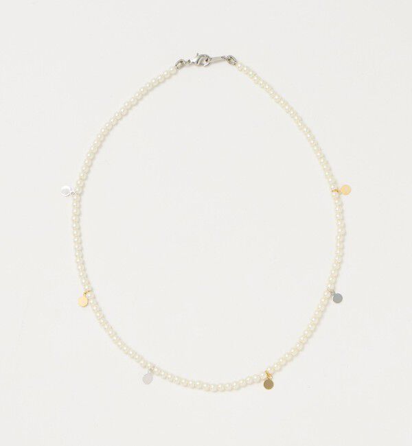 EMMEL REFINES「＜EMMEL REFINES＞EM フェイクパール&times;ラウンドトップ ネックレス セット」|ネックレス|