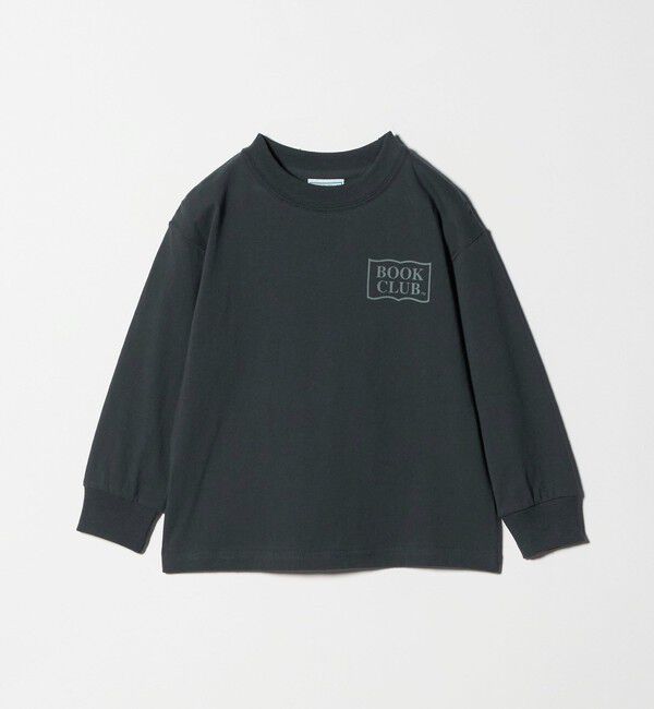 UNITED ARROWS green label relaxing「【別注】＜BOOK CLUB＞ロゴ ロングスリーブTシャツ / キッズ  110cm-130cm」|Tシャツ・カットソー|DK.GRAY