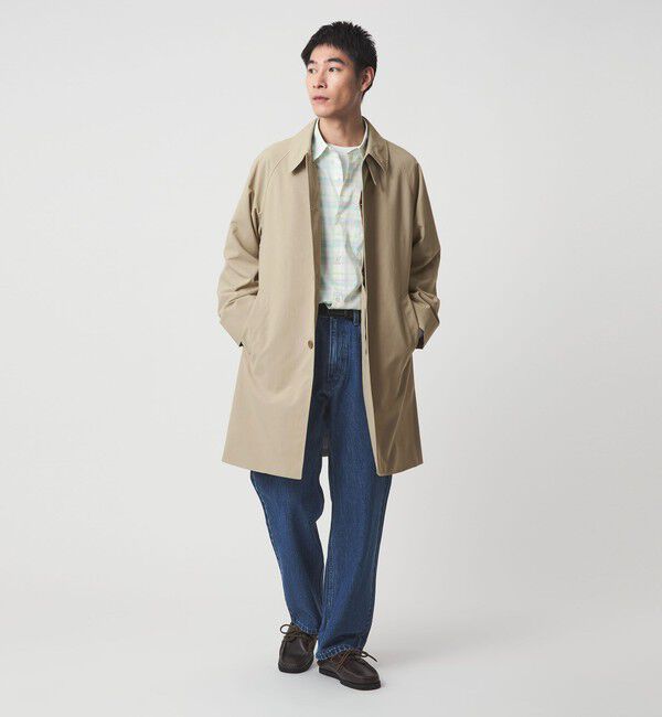 UNITED ARROWS green label relaxing「ナイロンオックス ステンカラーコート ‐撥水‐」|ステンカラーコート|