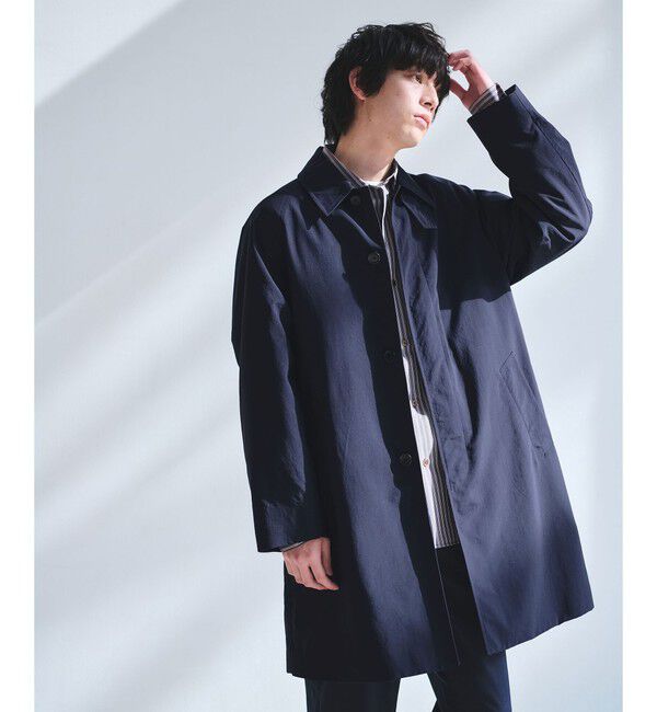 UNITED ARROWS green label relaxing「ナイロンオックス ステンカラーコート ‐撥水‐」|ステンカラーコート|