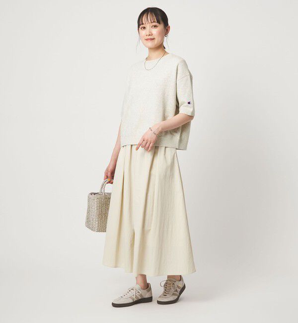 UNITED ARROWS green label relaxing「【別注】＜Champion＞5分袖 スウェット プルオーバー」|Tシャツ・カットソー|