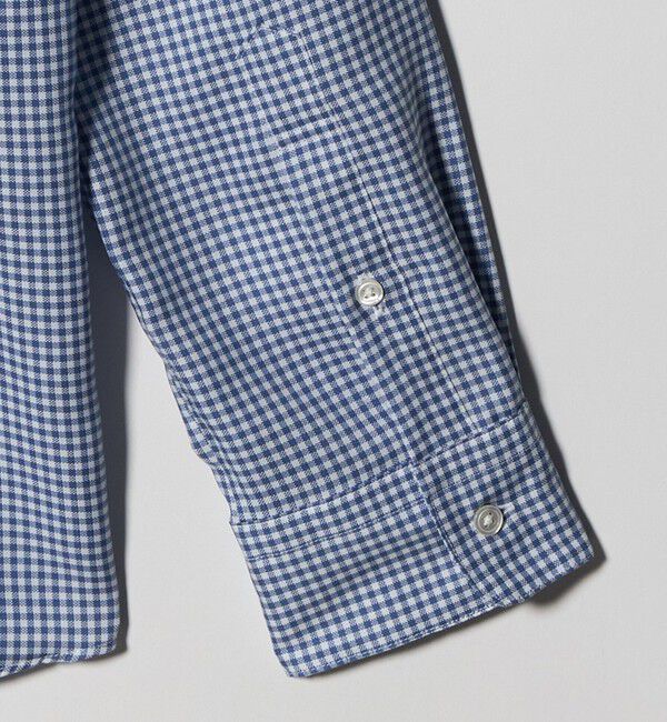 UNITED ARROWS green label relaxing「エブリット コットンオックス ギンガムチェック スナップ ボタンダウン シャツ -イージーアイロン-」|シャツ・ブラウス|