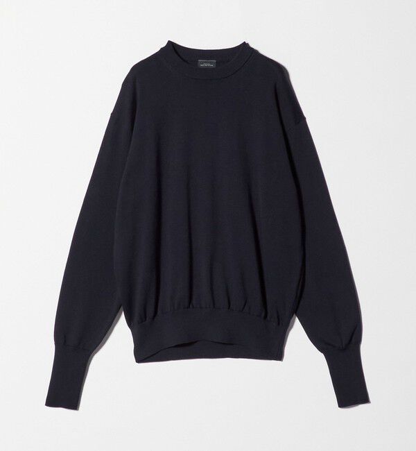 UNITED ARROWS green label relaxing「FINE BASIC アメリカンシーアイランドコットン クルーネック ニット」|ニット・セーター|