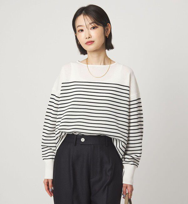 UNITED ARROWS green label relaxing「シャーリー ワイド プルオーバー ニット ウォッシャブル」|ニット・セーター|