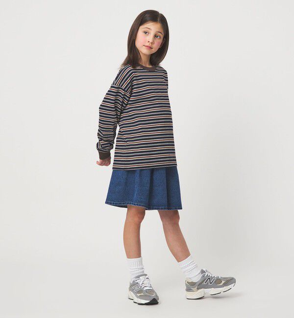 UNITED ARROWS green label relaxing「マルチボーダー Tシャツ / キッズ  100cm-160cm」|Tシャツ・カットソー|