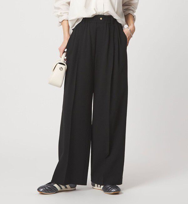 UNITED ARROWS green label relaxing「【結論シリーズ】ニーハイワイドパンツ［size SHORT/TALLあり］」|その他|