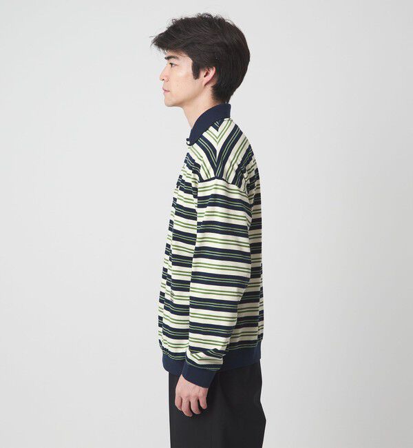 UNITED ARROWS green label relaxing「【別注】＜UMBRO＞ボーダー 長袖 ポロシャツ」|ポロシャツ|