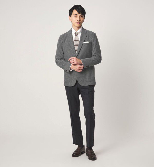 UNITED ARROWS green label relaxing「ECOPET(R) ハニカムジャージ 2B ジャケット -ウォッシャブル-」|テーラードジャケット|