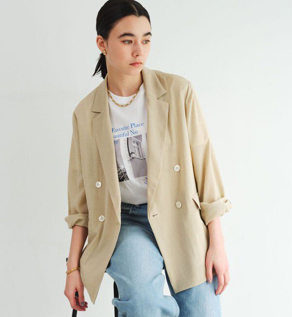 UNITED ARROWS green label relaxing「【結論シリーズ】シアーエアジャケット［size SHORTあり］」|テーラードジャケット|