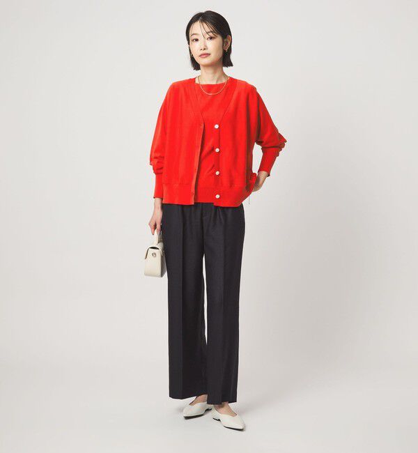 UNITED ARROWS green label relaxing「HIYOKE フォルム スリーブ プルオーバー ニット」|ニット・セーター|