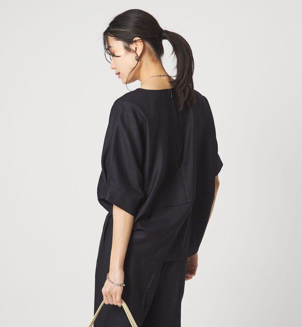 UNITED ARROWS green label relaxing「リネンライク ブラウス マシンウォッシャブル ストレッチ UVカット」|シャツ・ブラウス|