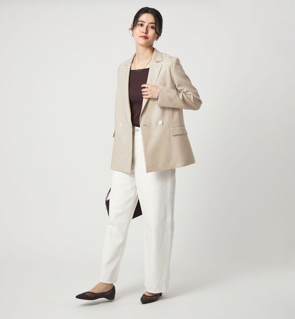 UNITED ARROWS green label relaxing「［size SHORTあり］リネンライク 2B ジャケット」|テーラードジャケット|