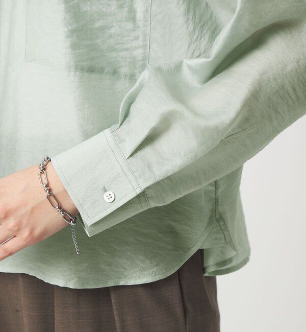 UNITED ARROWS green label relaxing「エアリー シアー ロングスリーブ シャツ ウォッシャブル 接触冷感」|シャツ・ブラウス|