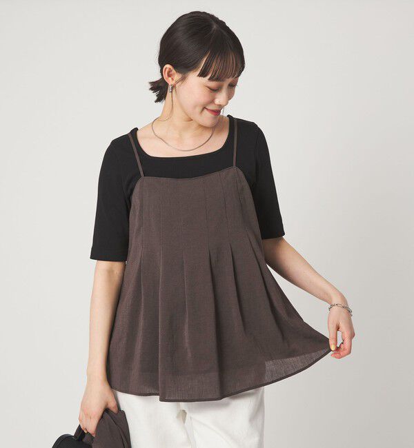 UNITED ARROWS green label relaxing「シアーエア キャミソール マシンウォッシャブル」|キャミソール|