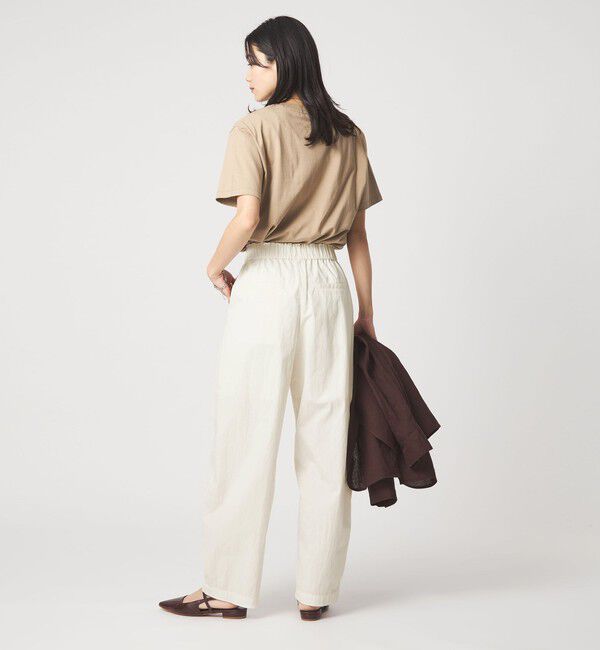 UNITED ARROWS green label relaxing「［size SHORTあり］イージー カーブ パンツ オフホワイト ウォッシャブル」|その他|