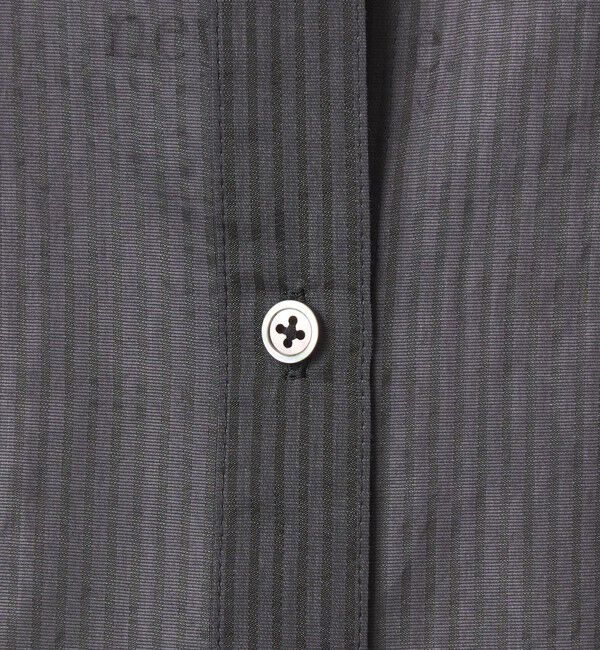 UNITED ARROWS green label relaxing「シアー ストライプ シャツ」|シャツ・ブラウス|