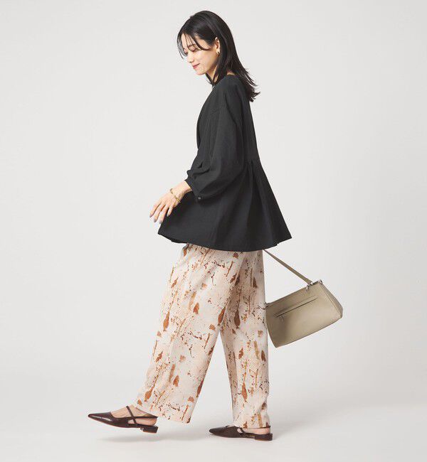 UNITED ARROWS green label relaxing「ウエスト タック ブラウス UVカット 通気性」|シャツ・ブラウス|