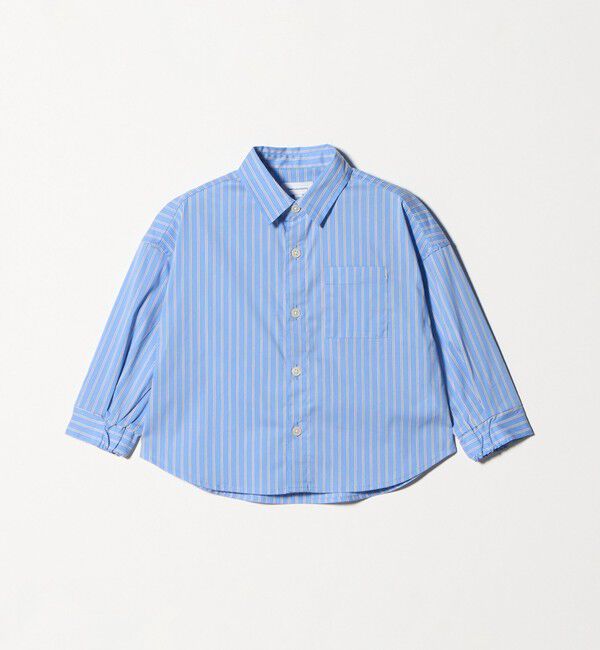 UNITED ARROWS green label relaxing「ストライプシャツ / キッズ  100cm-130cm 撥水」|シャツ・ブラウス|