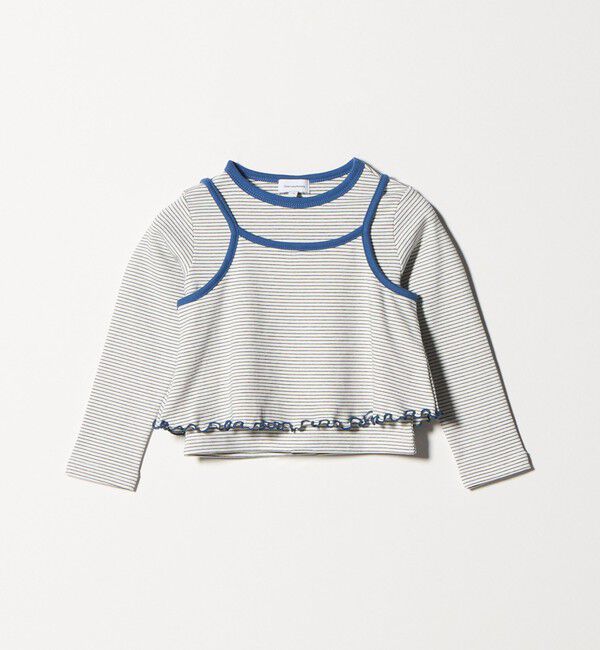 UNITED ARROWS green label relaxing「ボーダーTシャツ＋キャミソール セット / キッズ 100cm-130cm」|Tシャツ・カットソー|