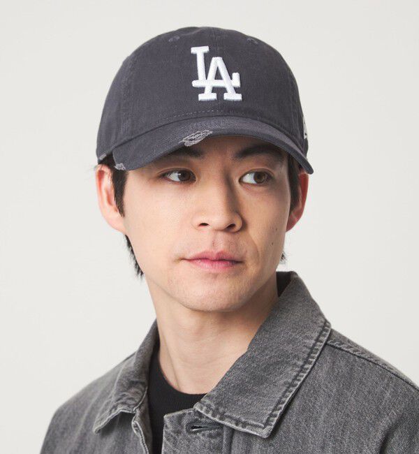 UNITED ARROWS green label relaxing「【別注】＜NEW ERA＞GLR ダメージ MLB 9THIRTY キャップ」|キャップ・キャスケット|DK.GRAY