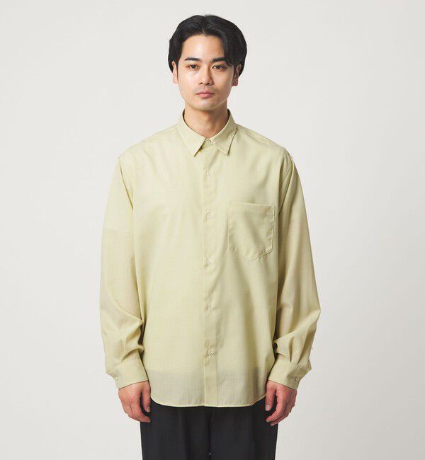 UNITED ARROWS green label relaxing「ウォッシャブル トロ ジャストルーズ シャツ -ストレッチ-」|シャツ・ブラウス|