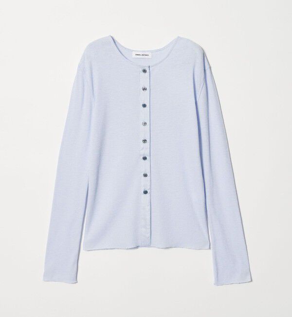 EMMEL REFINES「＜EMMEL REFINES＞EM スラブテレコ カット カーディガン」|カーディガン|