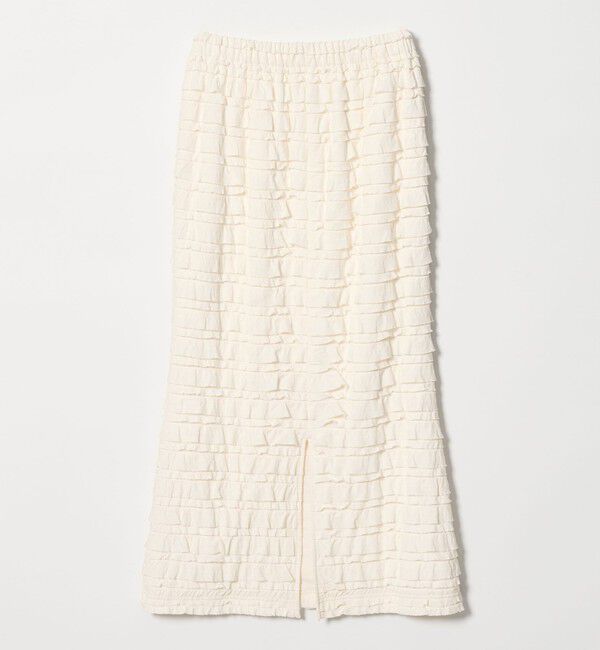 EMMEL REFINES「＜EMMEL REFINES＞EM ティアードフリル カット スカート」|スカート|