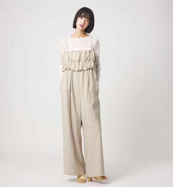 EMMEL REFINES「＜EMMEL REFINES＞EM ビスチェライク サロペット」|オールインワン|