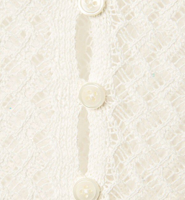 EMMEL REFINES「＜EMMEL REFINES＞EM HM スパンコール メッシュ ニット」|ニット・セーター|