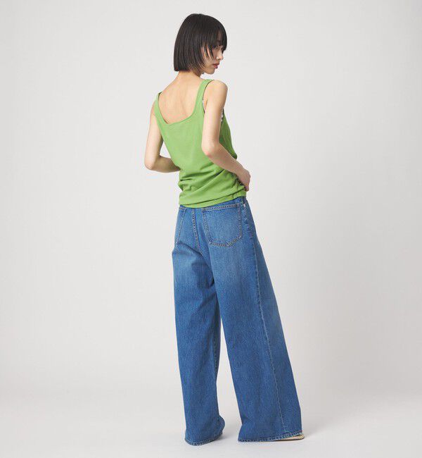 EMMEL REFINES「＜EMMEL REFINES＞EM テレコスクエア タンクトップ」|Tシャツ・カットソー|