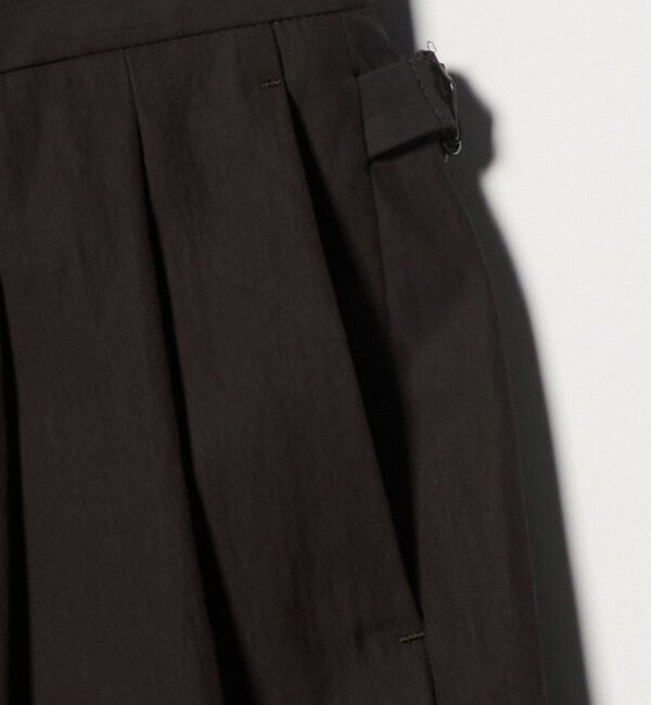 UNITED ARROWS green label relaxing「FINE BASIC コットンナイロン ツイル 2プリーツ W4 ワイドスラックス」|その他|