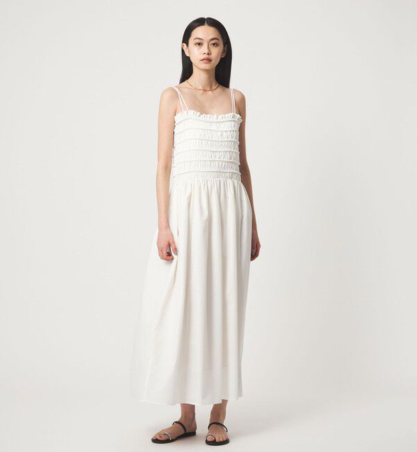 EMMEL REFINES「＜EMMEL REFINES＞EM シャーリング キャミ ワンピース」|ワンピース|