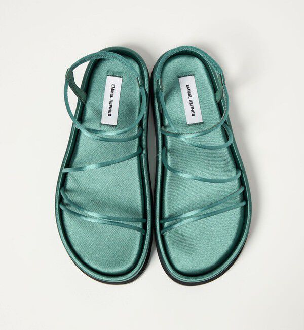 EMMEL REFINES「＜EMMEL REFINES＞EM サテンチューブ フラット サンダル」|サンダル|