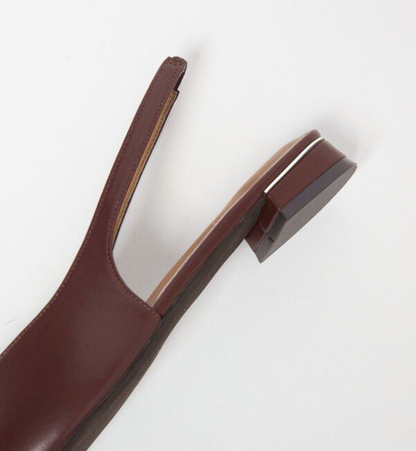 UNITED ARROWS green label relaxing「ポインテッド Vカットバー スリングバックシューズ / サンダル / パンプス」|パンプス|