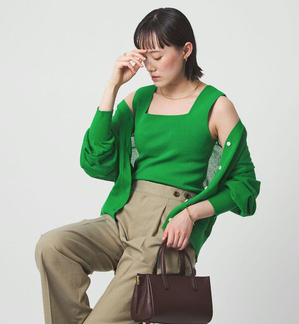UNITED ARROWS green label relaxing「ニット タンクトップ ウォッシャブル」|タンクトップ|