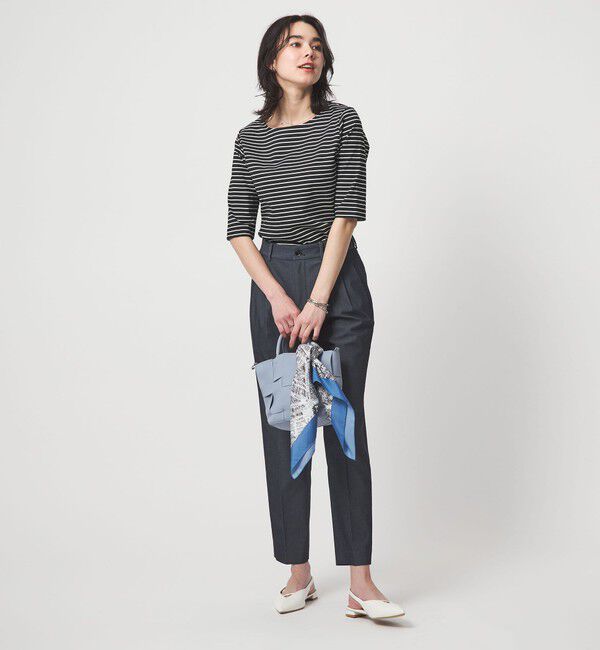 UNITED ARROWS green label relaxing「ボートネック ポンチ プルオーバー カットソー 接触冷感 UVカット」|Tシャツ・カットソー|