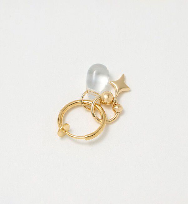 UNITED ARROWS green label relaxing「4WAY パーツミックス フープ イヤリング」|イヤリング|