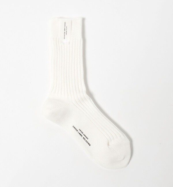UNITED ARROWS green label relaxing「リブソックス / 靴下」|ソックス|WHITE
